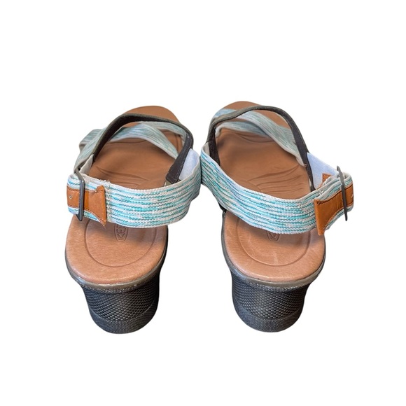 KEEN Vapor Skyline Wedged Strapy Sling back Sandals Size Womes 11 - Picture 8 of 12